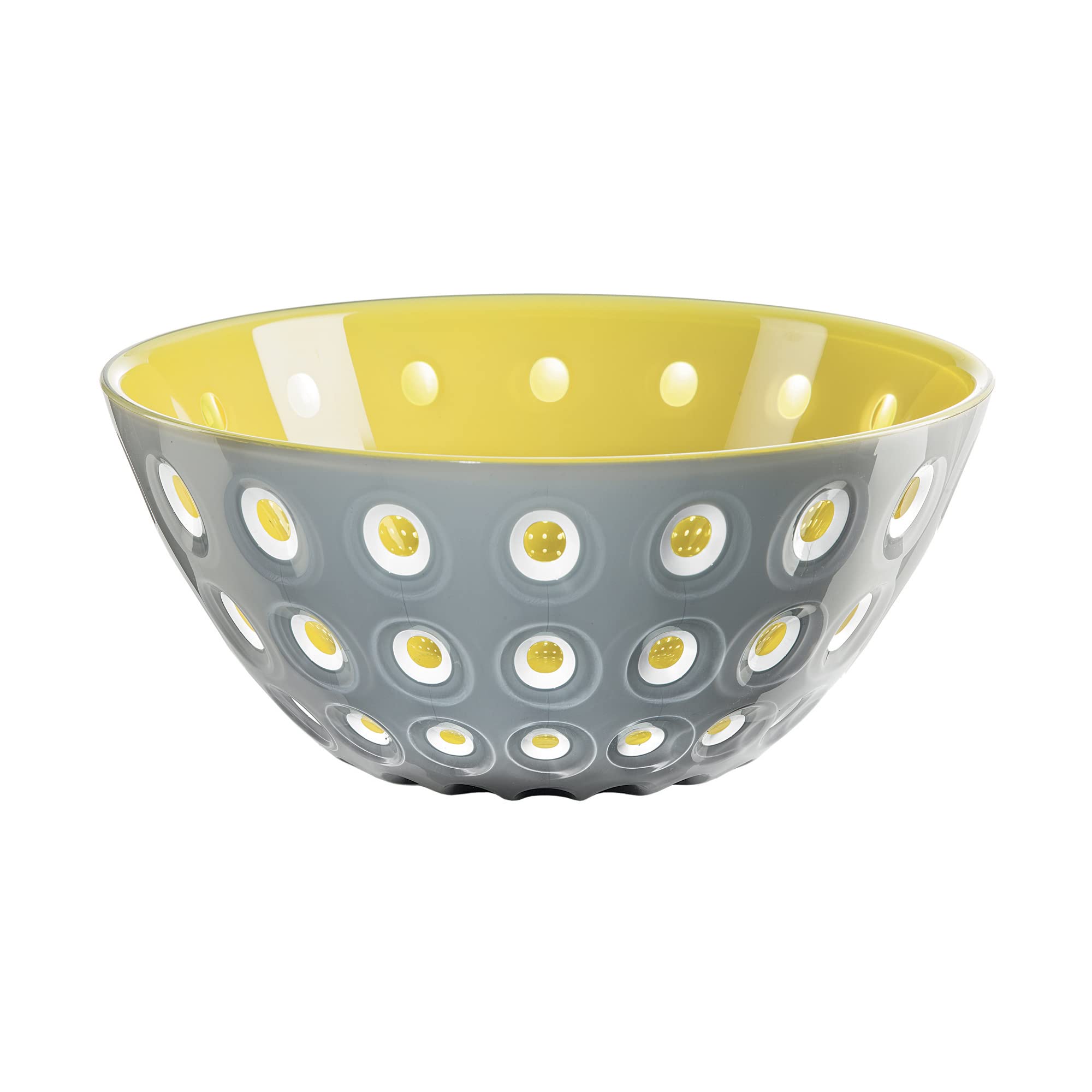 Guzzini, Bol Ø20 'Le Murrine', Ø20 x h9 cm, Gris/Jaune