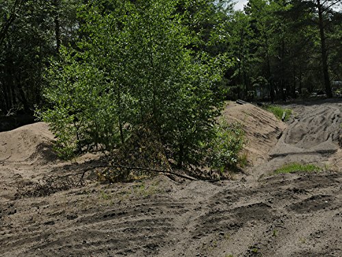 BE-X Stealth Tarnnetz, 200cm x 300cm, 640g leicht, mit Basisnetz für Stabilität & Tarnhilfe - braun – Bild 8