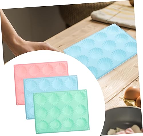 Miniatura 8 de HEMOTON Moldes de silicona para gelatinas, moldes de goma para chocolate, dulces, gel de sílice, 12 unidades