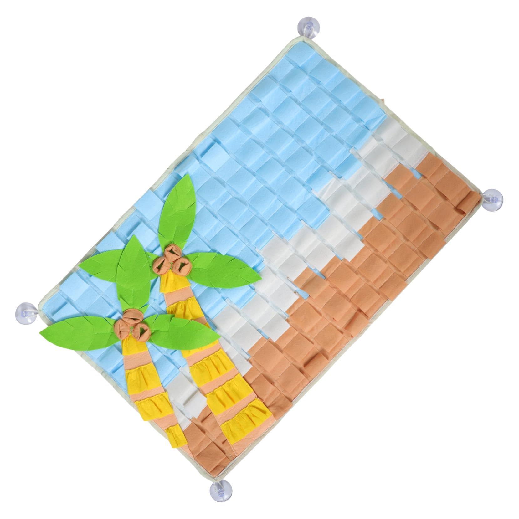 WOONEKY Tapis de Fouille pour Chien Tapis Alimentation Interactive Jeu de Nourriture pour Chiens Olfactif