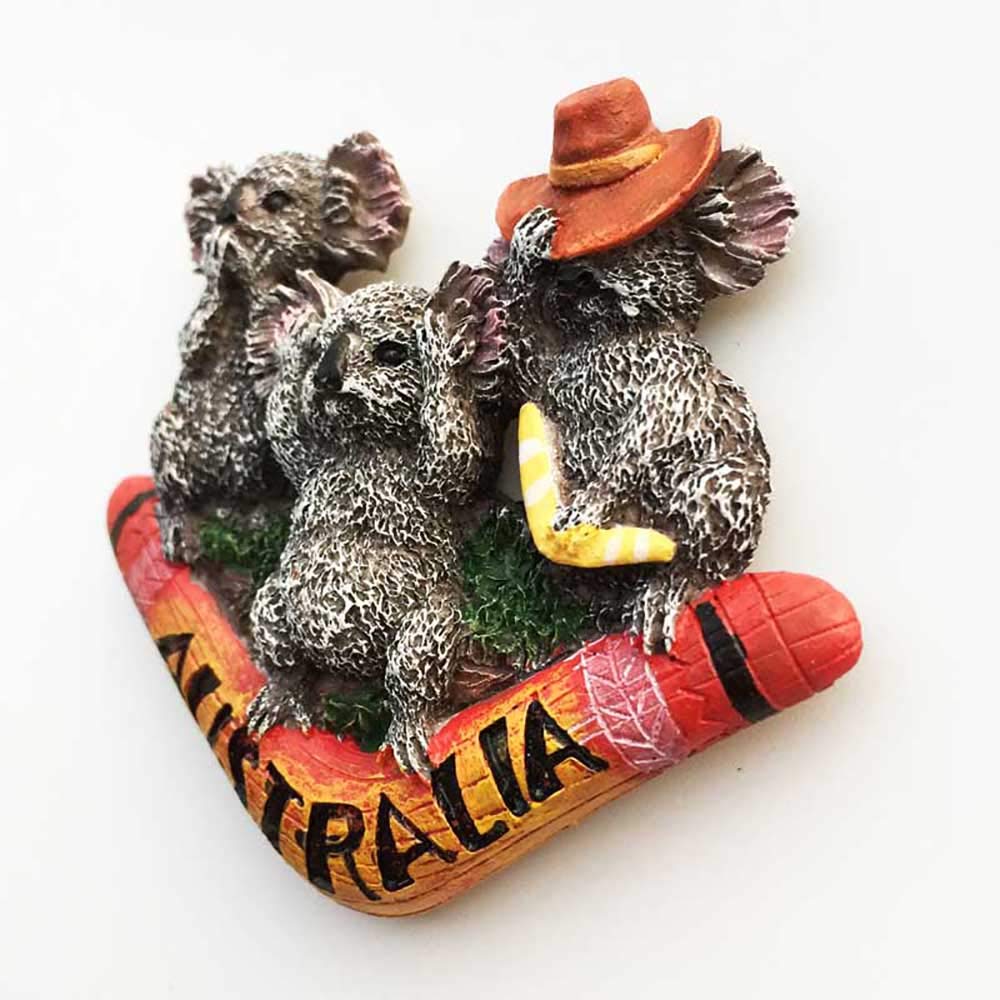 Australia Koala 3D Fridge Magnet - Cute Travel Souvenir & Kitchen Decoration
