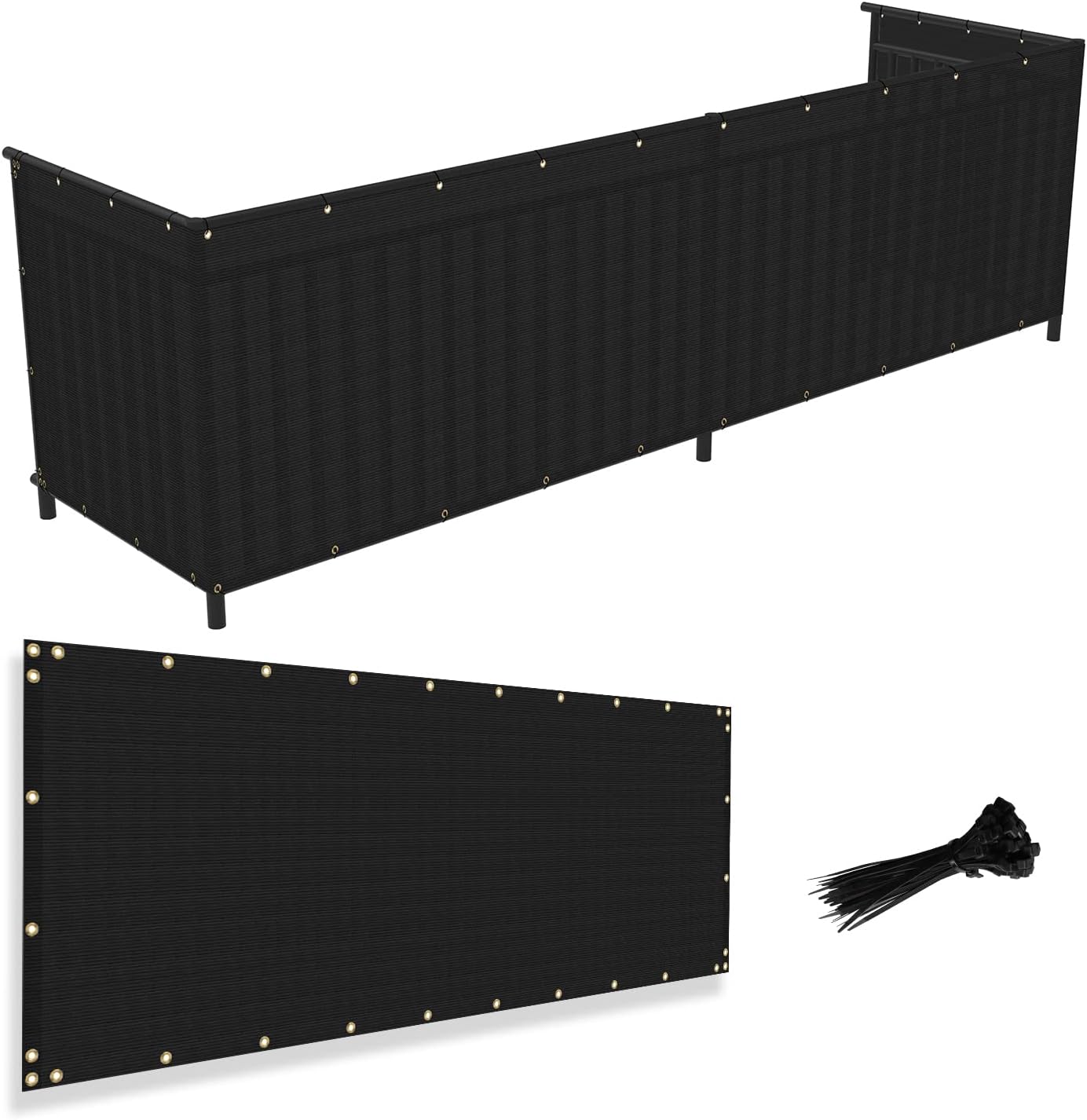 Amazon AwnPro 3 X 50 Balcony Privacy Screen Fence Cover Block