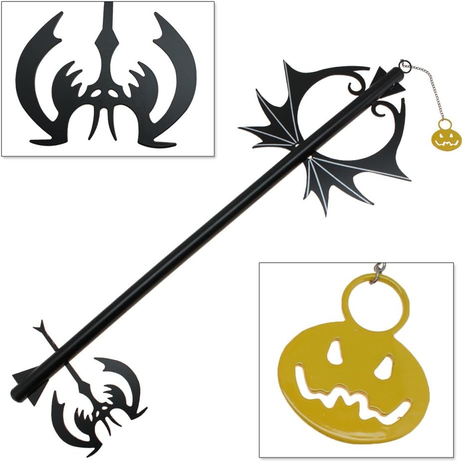Pumpkin Hearts Oblivion Kingdom Keyblade Metal Replica Sword