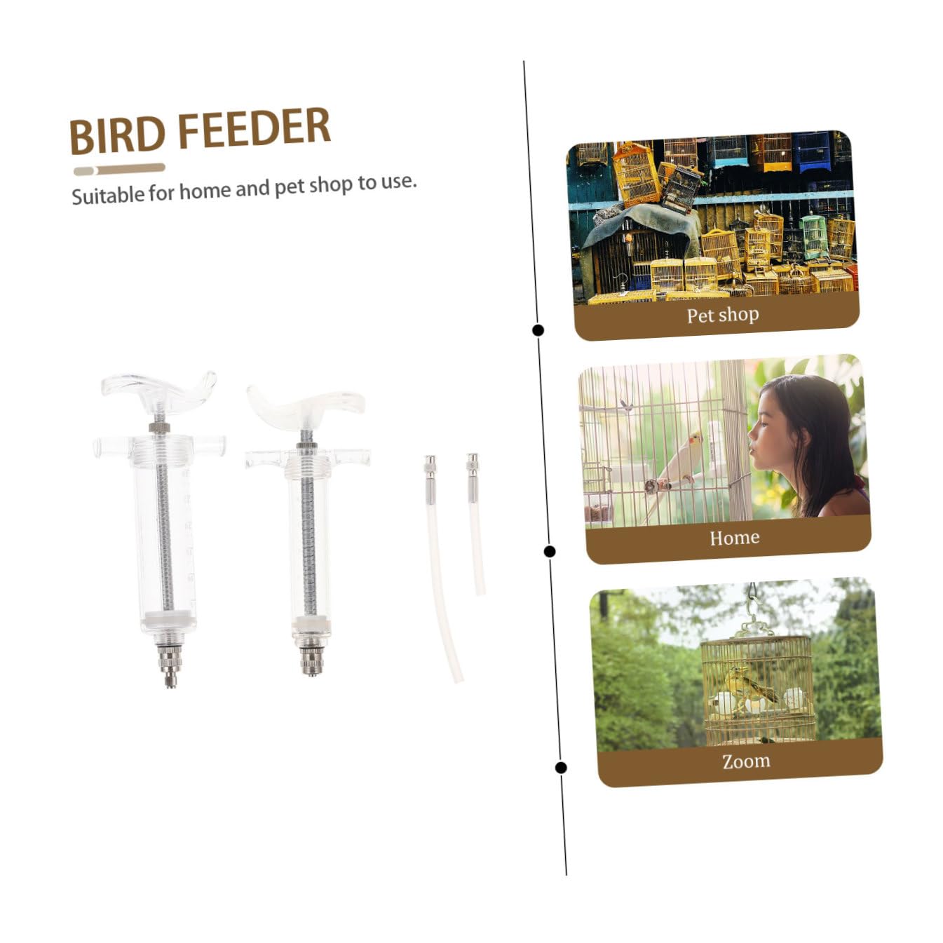 3 Sets Baby Vogel Für Nymphensittich Hand Papagei Feeder Papagei Feeder Zubehör