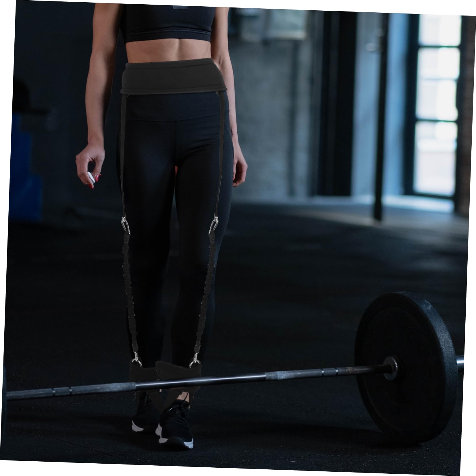 Yardwe Kit Di Fasce Di Resistenza Per Il Fitness Cavigliere E Vita Per Attrezzature Da Allenamento Indoor
