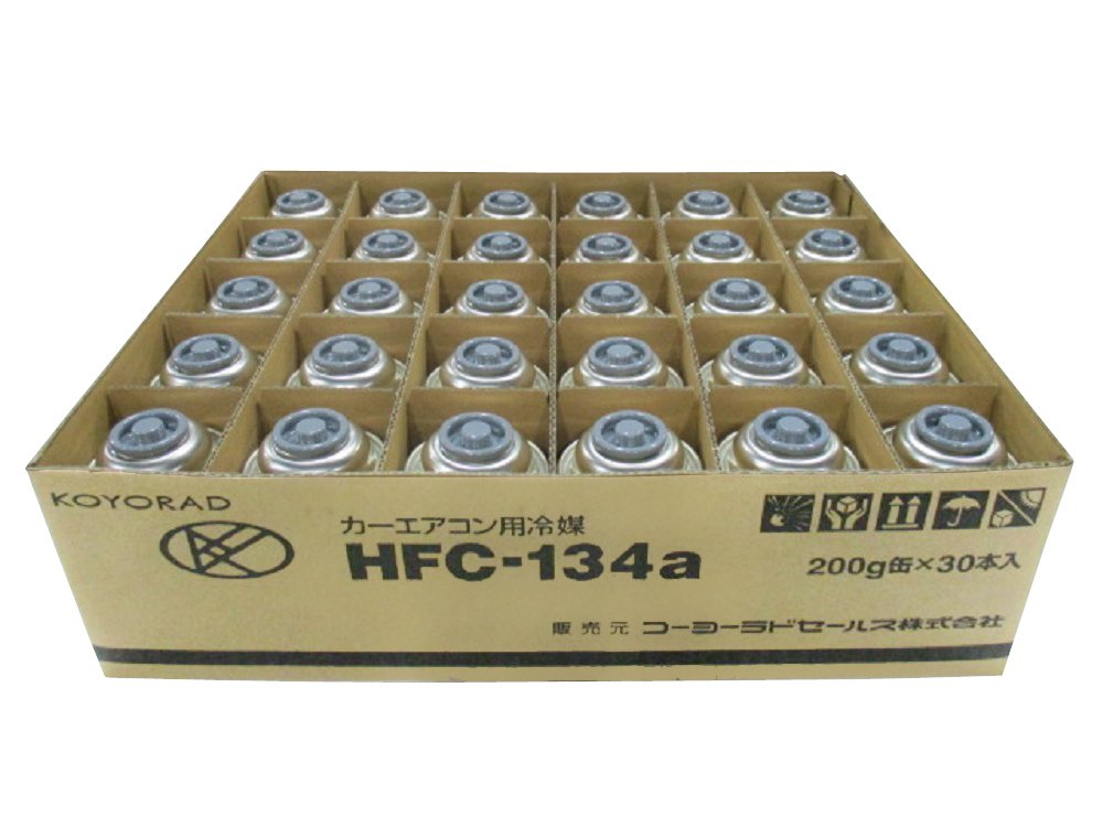 Amazon | 【KOYORAD】 クーラーガス HFC-134a / 200g 30本 （1箱 