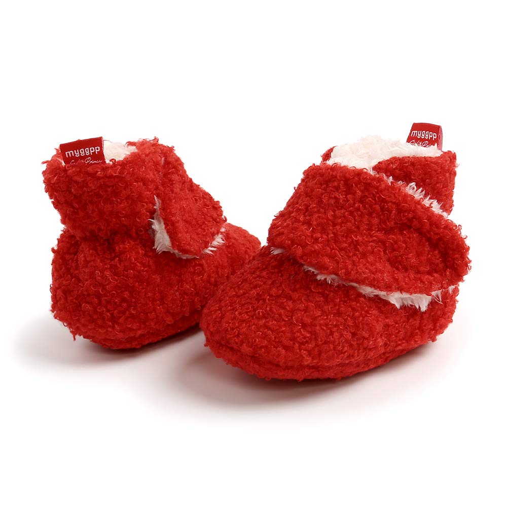 MK MATT KEELY Zapatos Bebe Niña Niño Invierno Botas de calcetín de Recién Nacido Casa con Suela Blanda 0-18 Meses