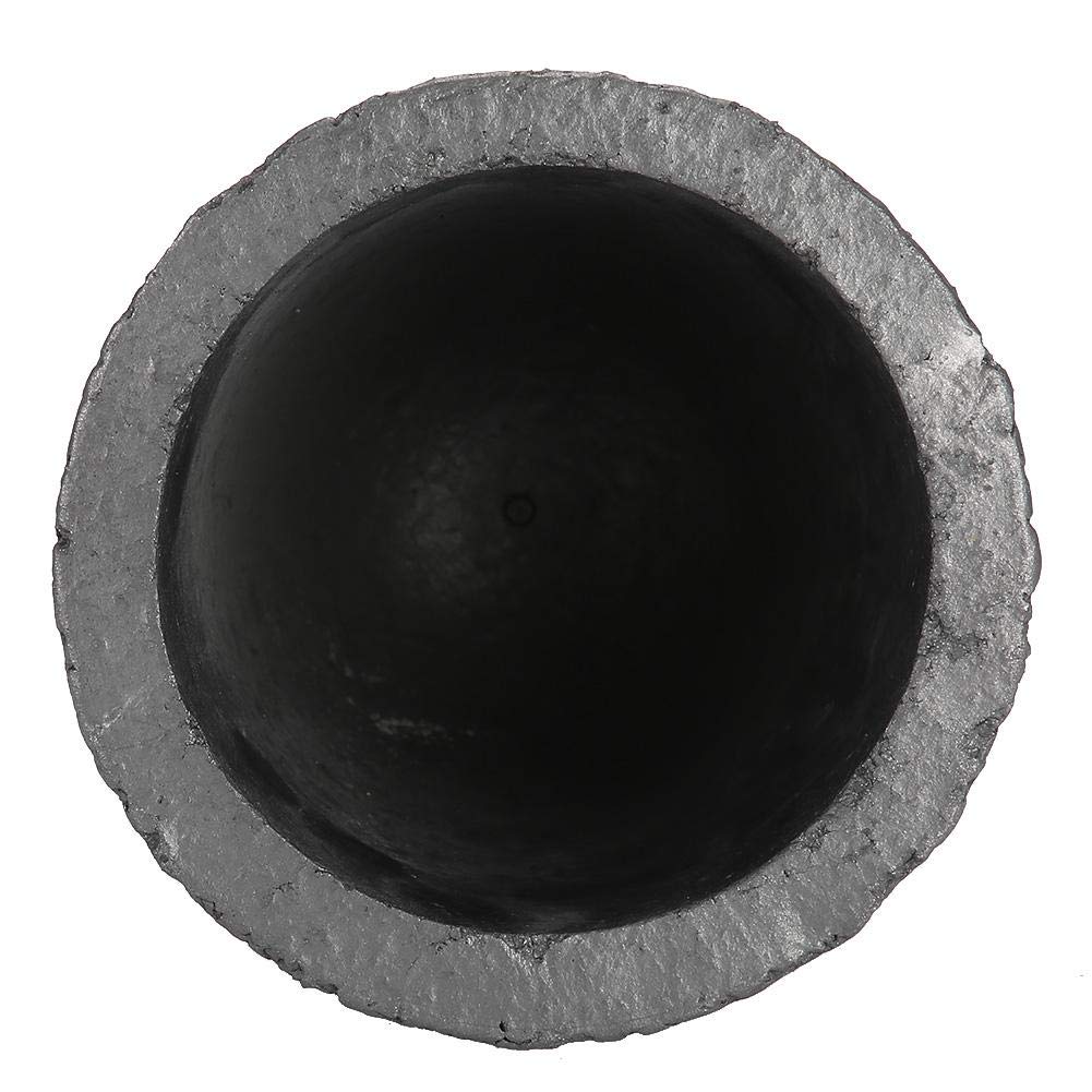 Crogiolo da 6 kg, forma a tazza in carburo di silicio fornace fusione crogiolo strumento di fusione, elevata purezza, alta densità, elevata resistenza meccanica