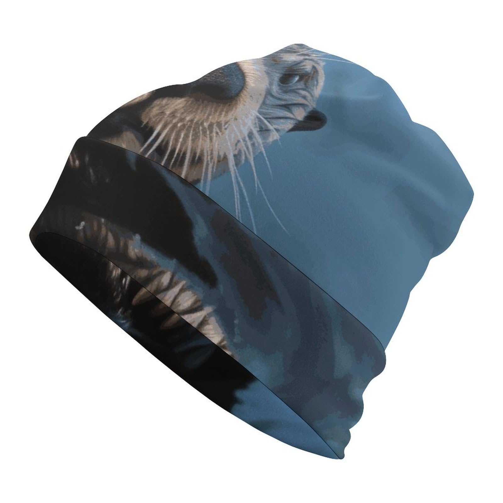 Sea Otter Beanie Hat Soft Warm Skull Cap Lightweight Slouchy Hip-Hop Beanie Cap Knit Hats for Women Men Outdoor