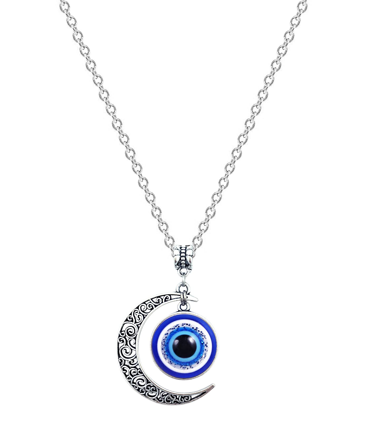 LEYSTARE Mens and Womens Metal Evil Eye Beads Chain Turkish Protect Lucky Pendant (B09FFJ8V5N) Amazon Price History, Amazon Price Tracker