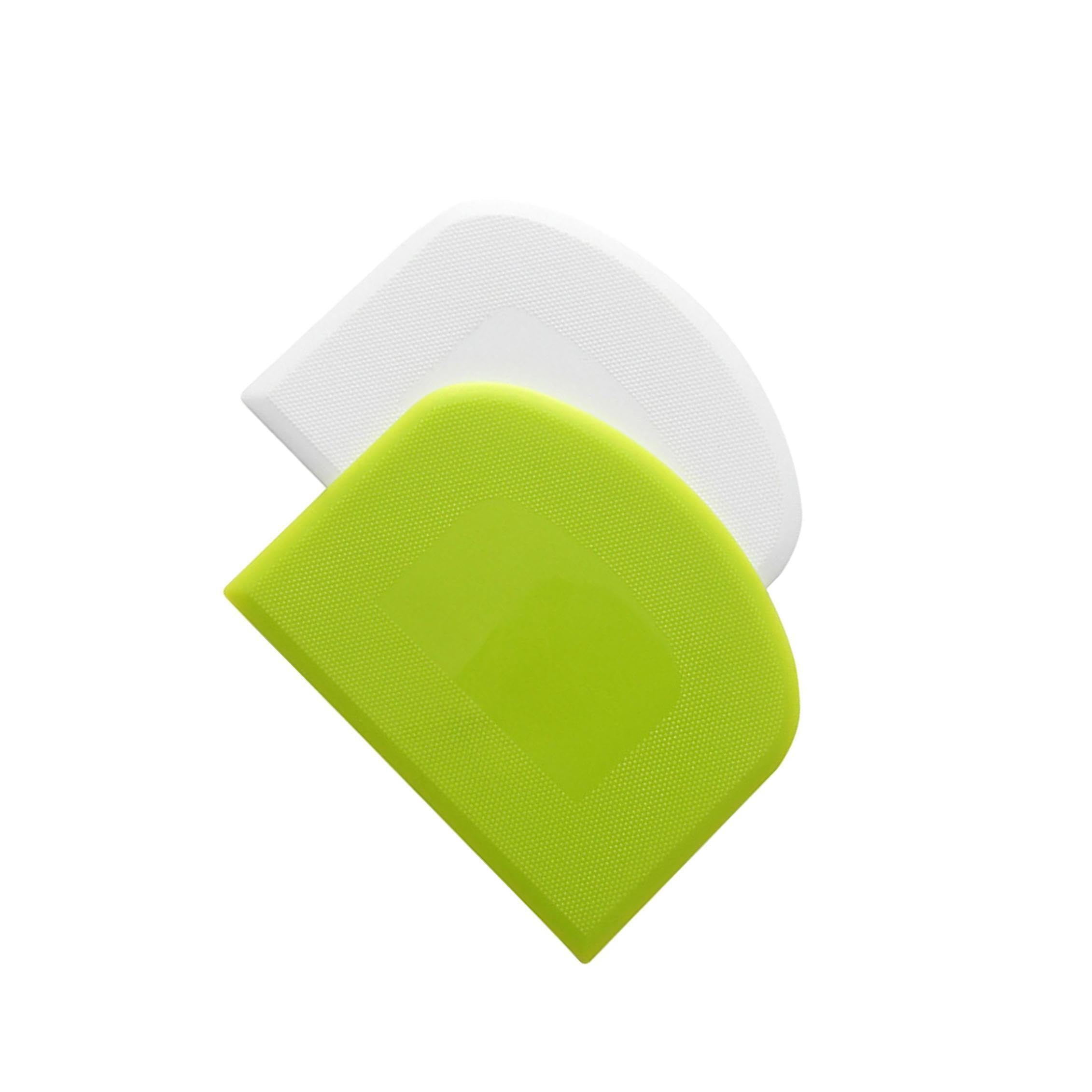 PIXZCSA Doughs Scraper Set 2pcs Plastic Cutters Suitable For Sourdough Baking And Cream Chopping Plastic Kitchen Making Supplies Cutters Sourdough Cheese Scraper Cutter Baking