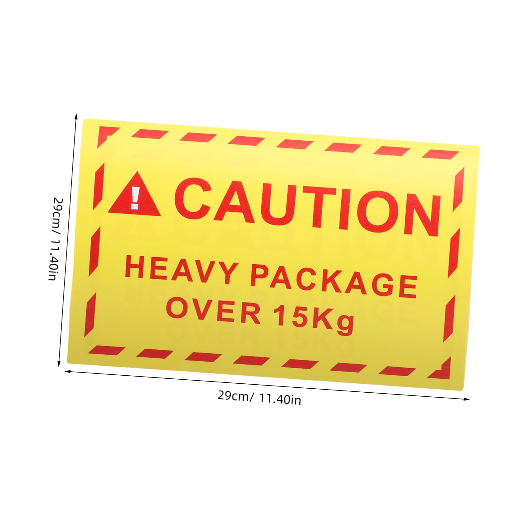SOLUSTRE Heavy Stickers 1 Roll Moving Warning Labels Shipping Label for Packing Logistics Warning Sticker