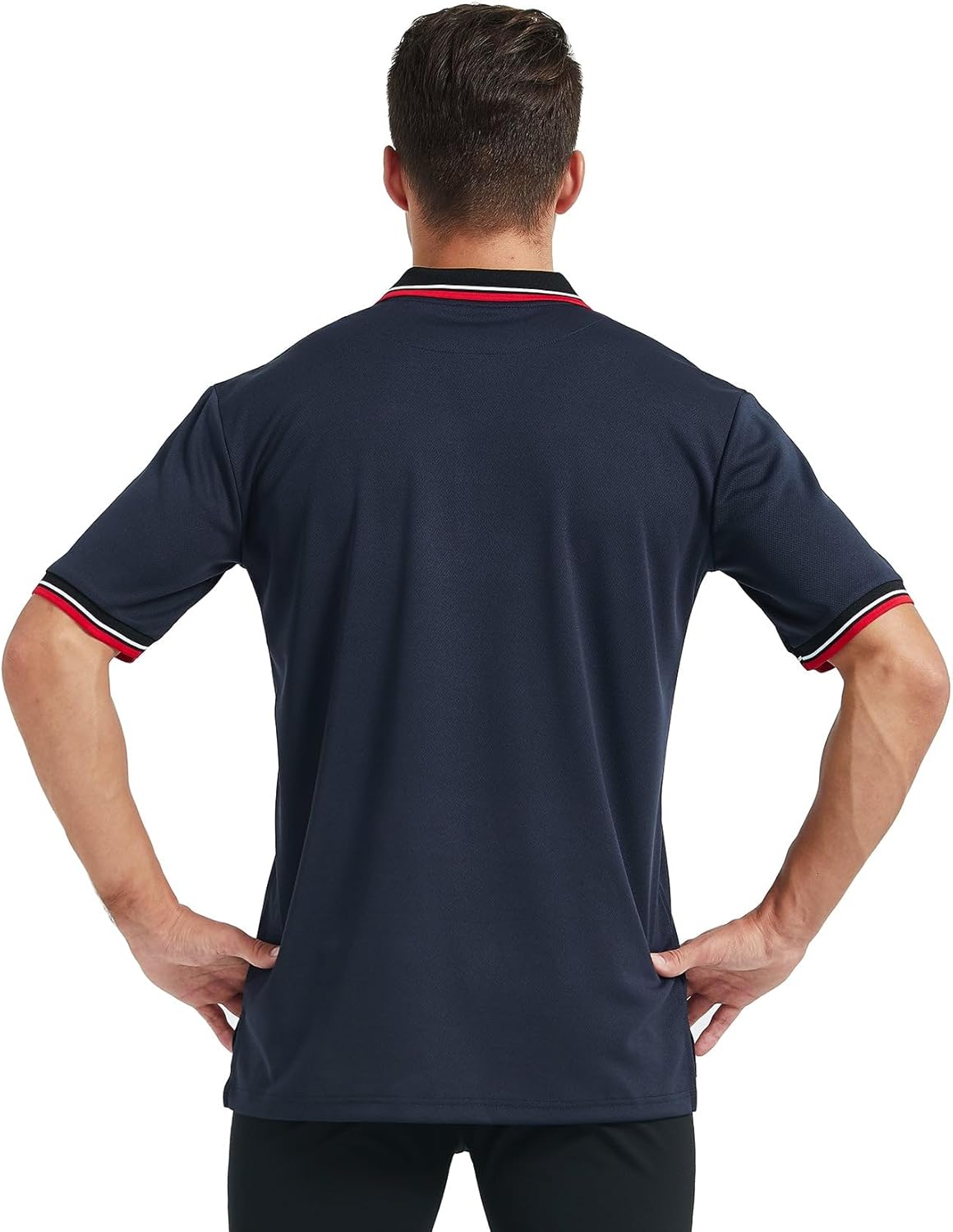 FitsT4 Sports Short Sleeve Polo Shirt Baseball/Softball Umpire Jersey/Referee Uniform - Sized for Chest Protector - Image 4