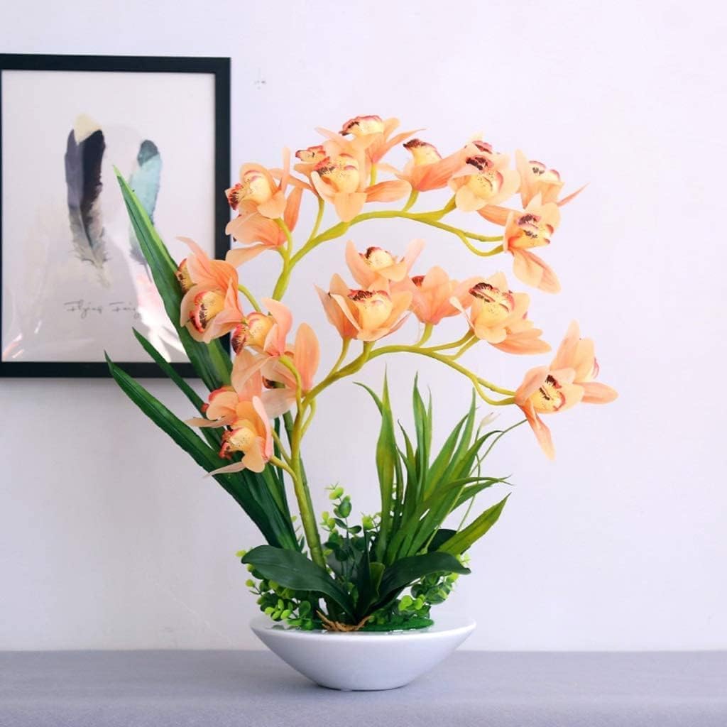 XDLEDMKIZ Vivid Fake Flowers Artificial Flowers Flower Decoration Home Centerpieces Flower Arrangement Dining Room Office Decoration