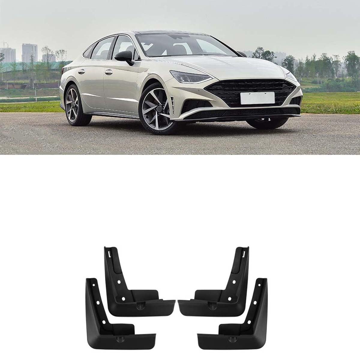 Faldones para el barro de alta resistencia para Hyundai Sonata 2020-2023