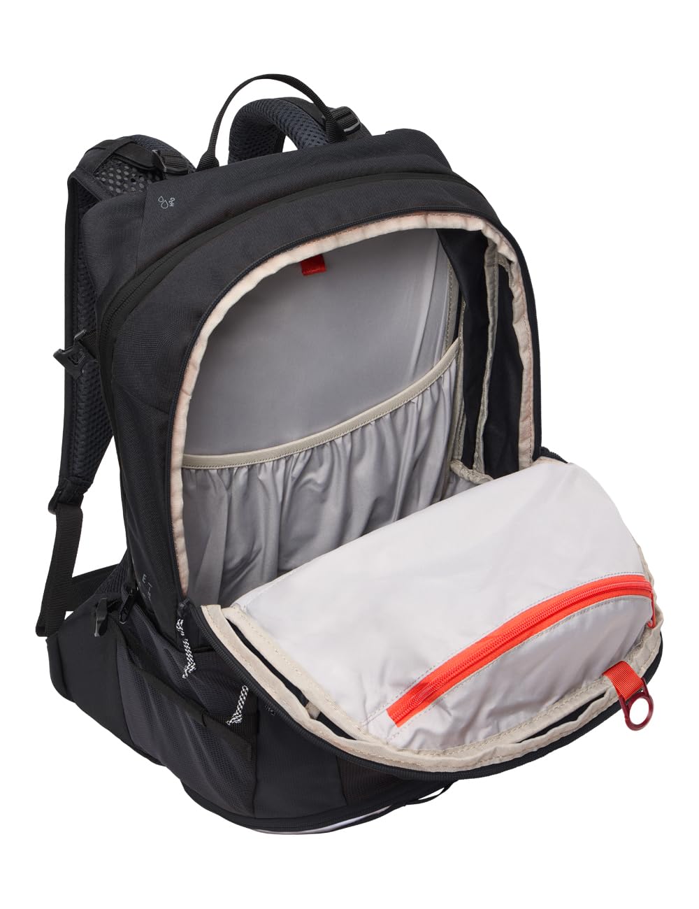 VAUDE Mountainbikerucksack 28L mit Volumenerweiterung, mit Trinksystem-Ausgang, Helmhalterung und Regenhülle - für Alpencross