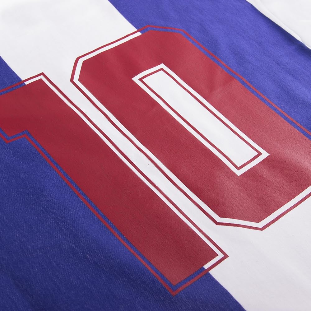 Copa - Camiseta - Hombre - FC Porto Retro - Manga Corta - Azul - Manga Corta - Blanco - 100% algodón