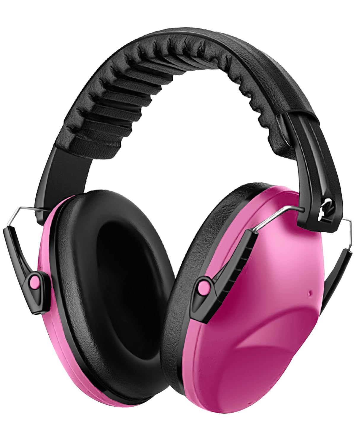 Evolpor Ear Defenders Noise-Canceling & Sound-Isolating Ear Muffs for Kids in Pink Hearing Protection Perfect for Sleep Learning & Noise Reduction