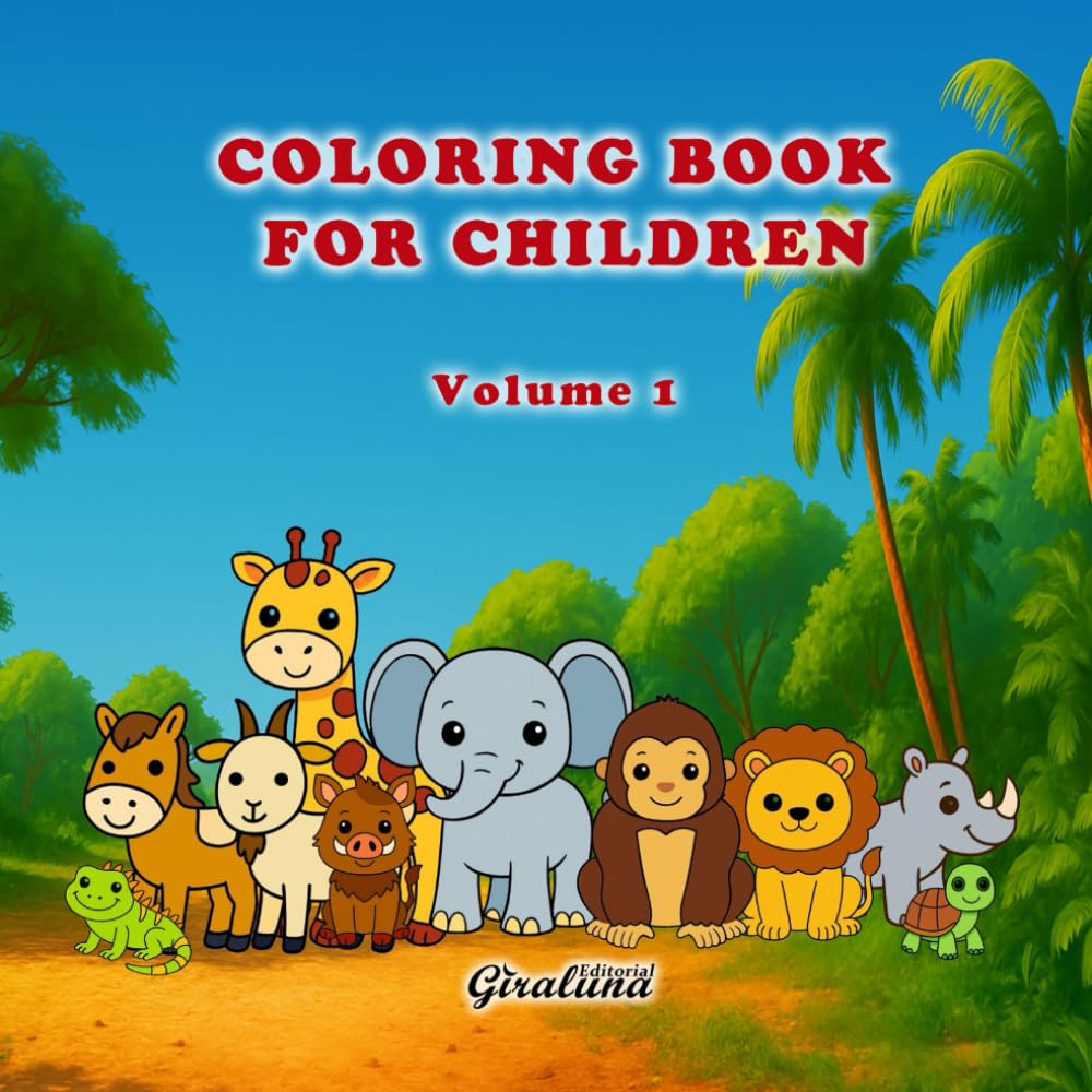 ANIMALS COLORING BOOK FOR KIDS: Beautiful, Easy, and Fun Illustrations