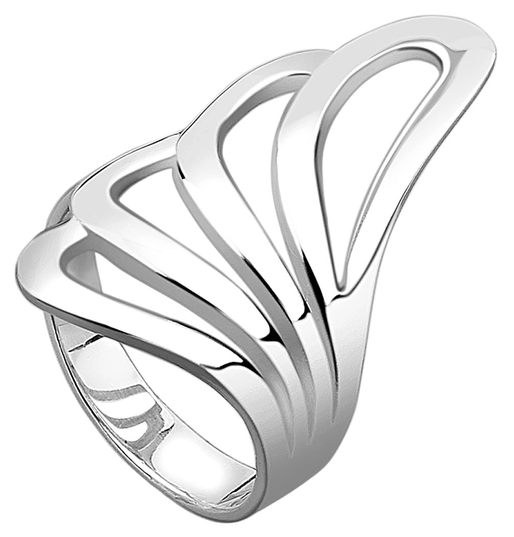 Nenalina Ring Silber 925 Damen Silberring Damenring polierte Oberfläche