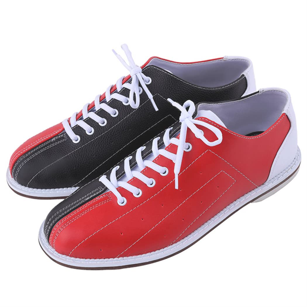 Chaussures De Bowling pour Homme Chaussures De Bowling Légères en Cuir Tampon Antidérapant pour Femme