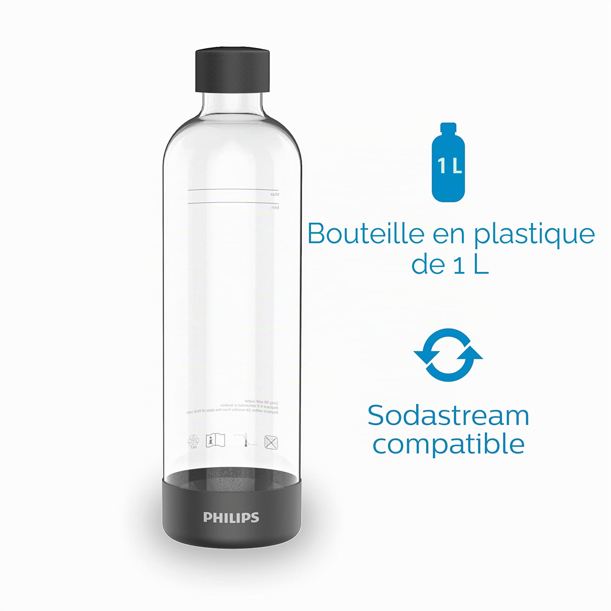 Philips Water GoZero Machine Ã€ Soda Lite ADD4901BK/10 Noir