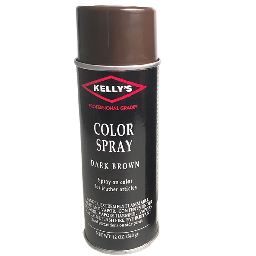 Kelly's Professional Color Spray 12 oz. - Black or Dark Brown (Black)