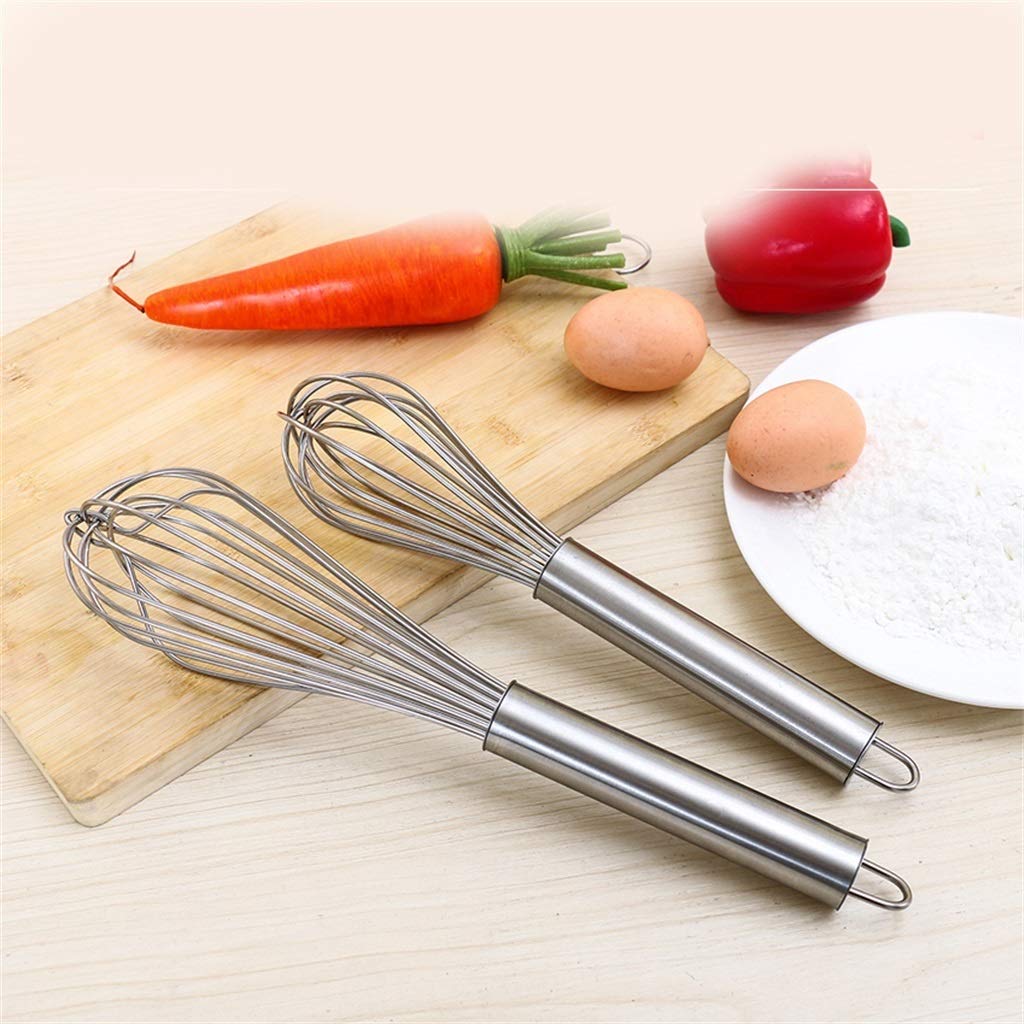 ZHANGXIAO Schneebesen, Rostfreier Stahl Bolzen Handbuch Rühren Ei Teig Backen Kleine Werkzeuge Verlängern (Größe : 60cm)