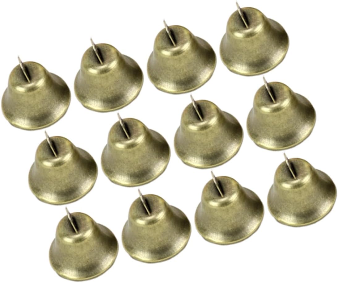20pcs Vintage Horn Bells for DIY Wind Chime Craft Retro Decorative Hanging Bells for Christmas Tree and Home Ornaments