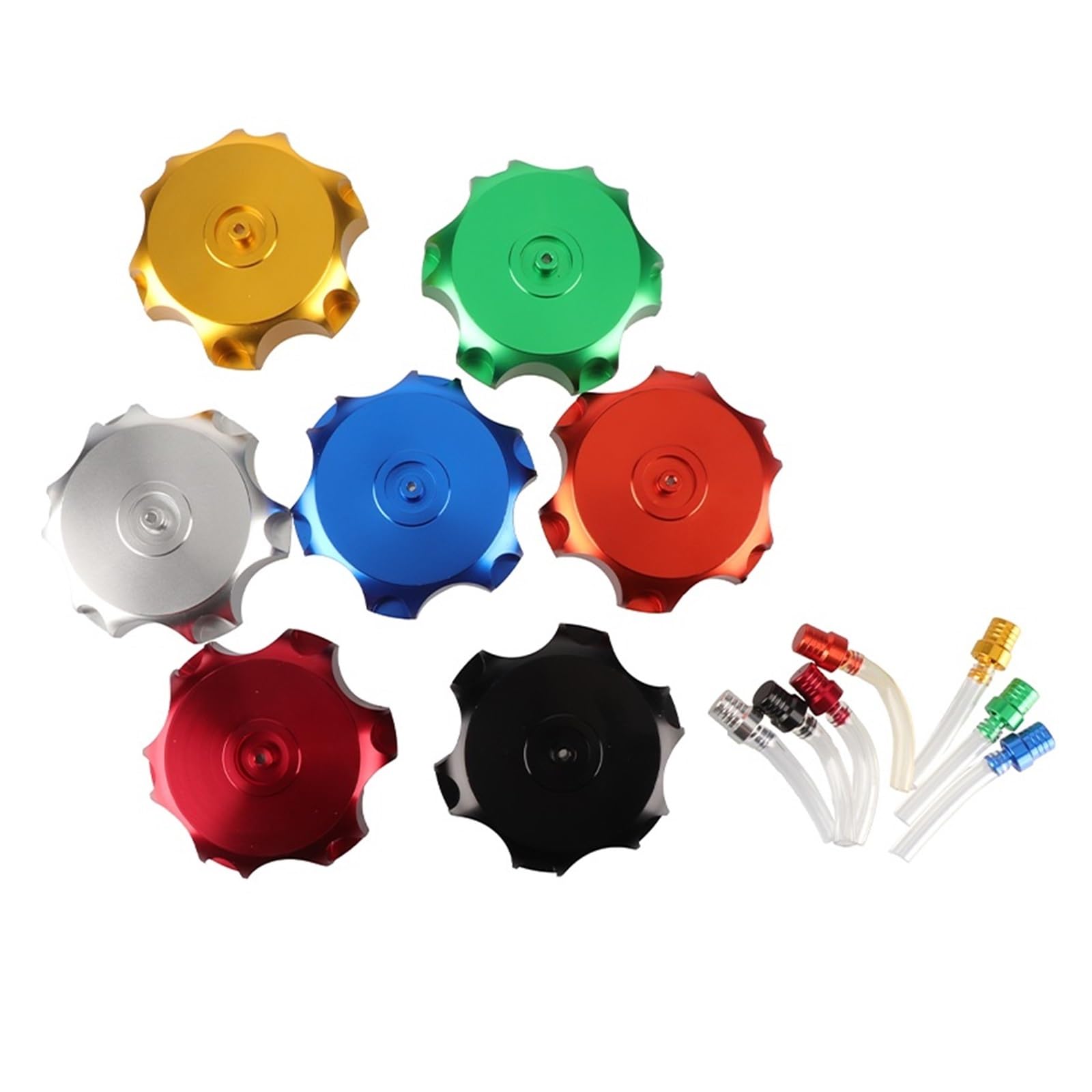 Tapones depósito Tapa De Gasolina Universal para Tanque Combustible Motocicleta Aluminio con Respiradero para Dirt Pit Bike
