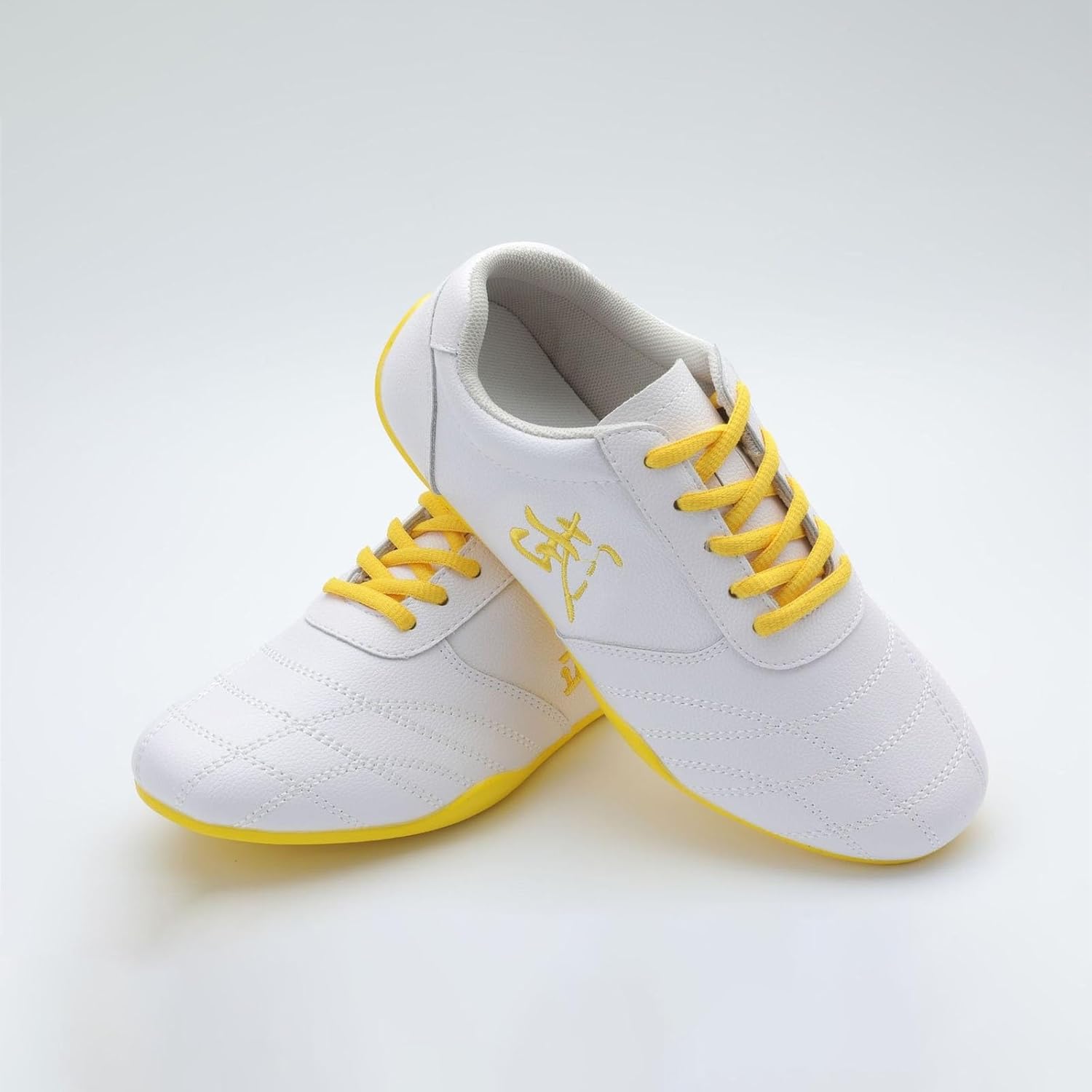 Leather Taekwondo Shoes for Tai Chi & Yoga, Flexible Kung Fu Shoes for Women and Men Professional Practice Karate Martial Arts