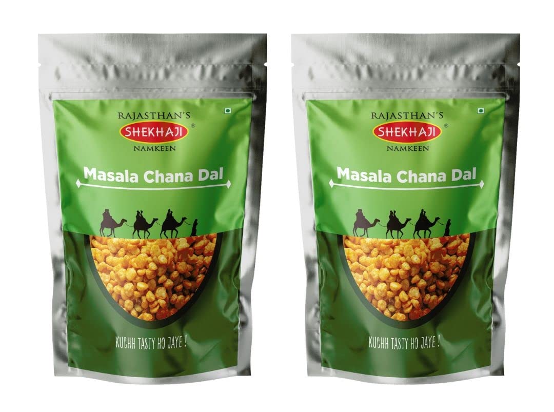 Shekhaji Masala Chana Dal 400gm (Pack Of 2, 200Gm Each) | Spicy Masala Chana Dal | Crunchy & Spicy Snack (B0C575DDMM) Amazon Price History, Amazon Price Tracker