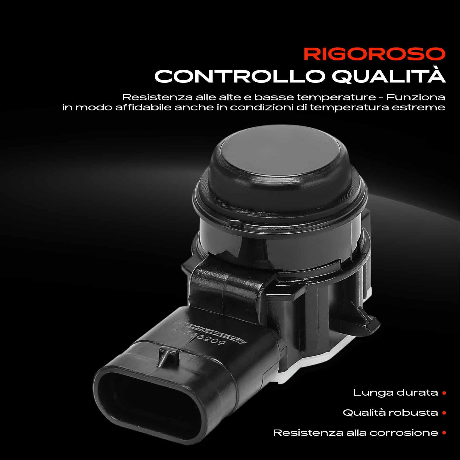 Frankberg 4x Sensori di Parcheggio PDC Compatibile con Serie 1 F20 Serie 3 Touring F31 2 Cabriolet F23 Serie 3 F30 F80 4 Gran Coupé F36 Replace# 684-083