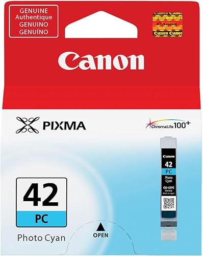Miniatura 2 de Canon CLI-42 - Cartucho de tinta fotociana para impresora fotográfica de inyección de tinta Pixma PRO-100, paquete de 2