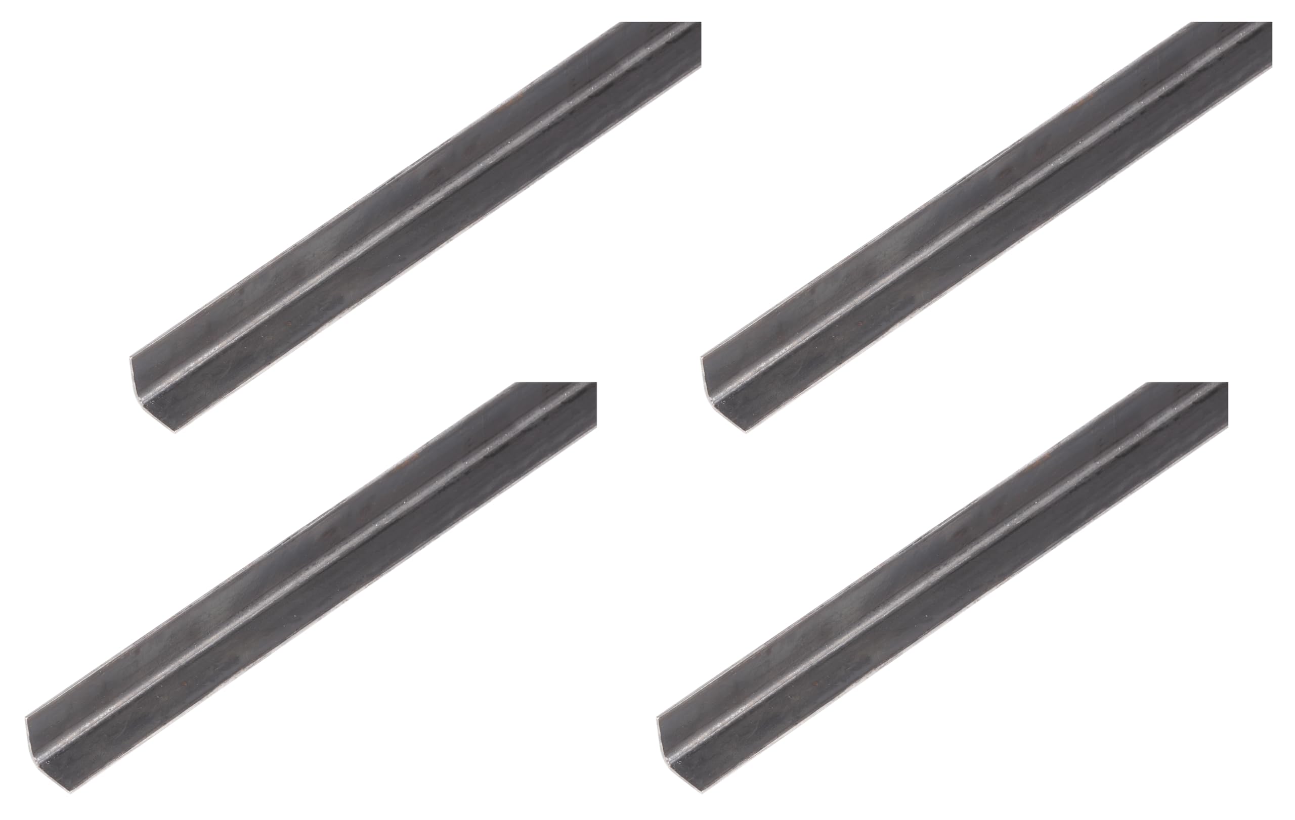 Alberts 4er Set Winkelprofil | Stahl | 2000 x 15 x 15 x 1,2 mm