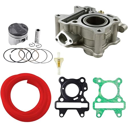Amazon Ahl ボアアップキット シリンダー ピストンキット ガスケット 燃料フィルター 100cmオイルチューブセット ヤマハ Xf50d Vox デラックス 07 16 Xf50l Vox リミテッド 13 Xf50y C3 09 18 3b3 E1311 00 00 ボアアップキット シリンダー 車 バイク