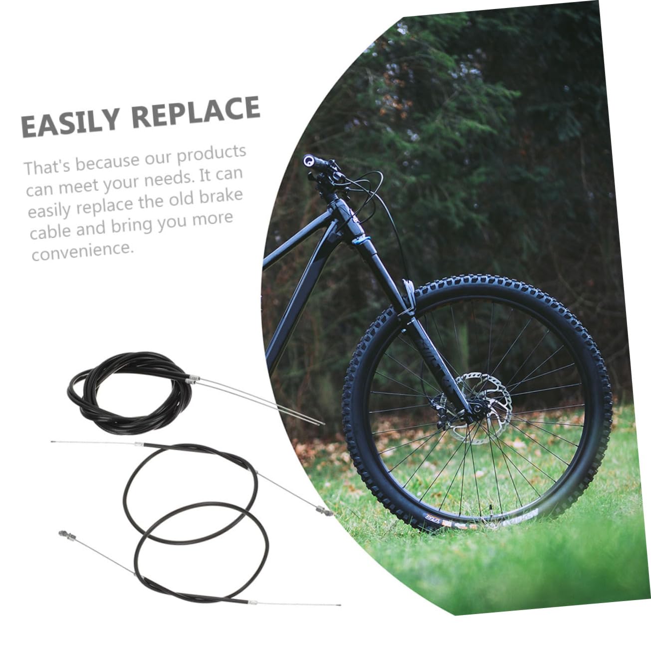 ibasenice Cable de Bicicleta Reemplazo de Cable de Trasero Accesorios de Bicicleta Alta Resistencia Durabilidad