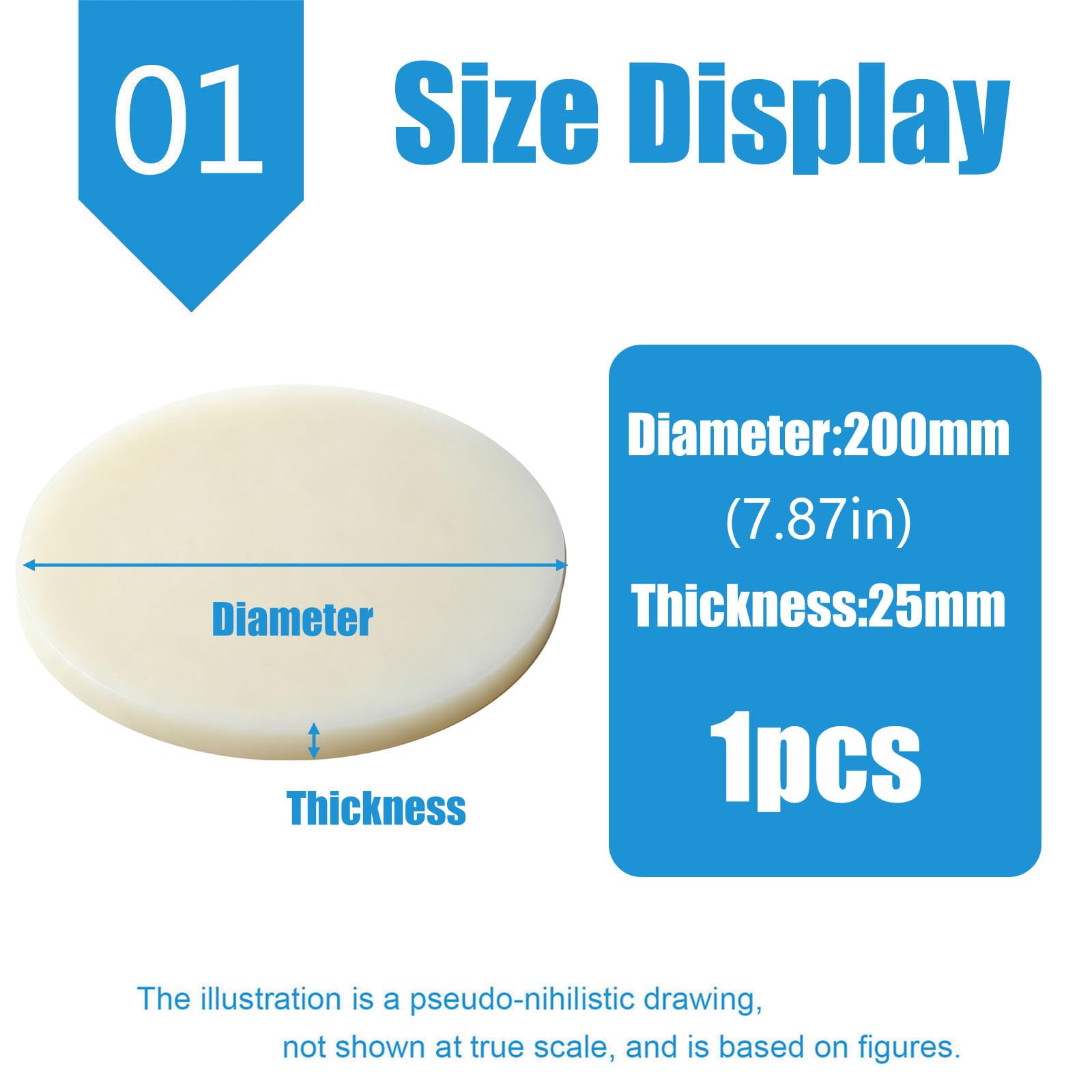 Fogli di Plastica ABS Lastra di Plastica ABS Beige Girare 20Cm