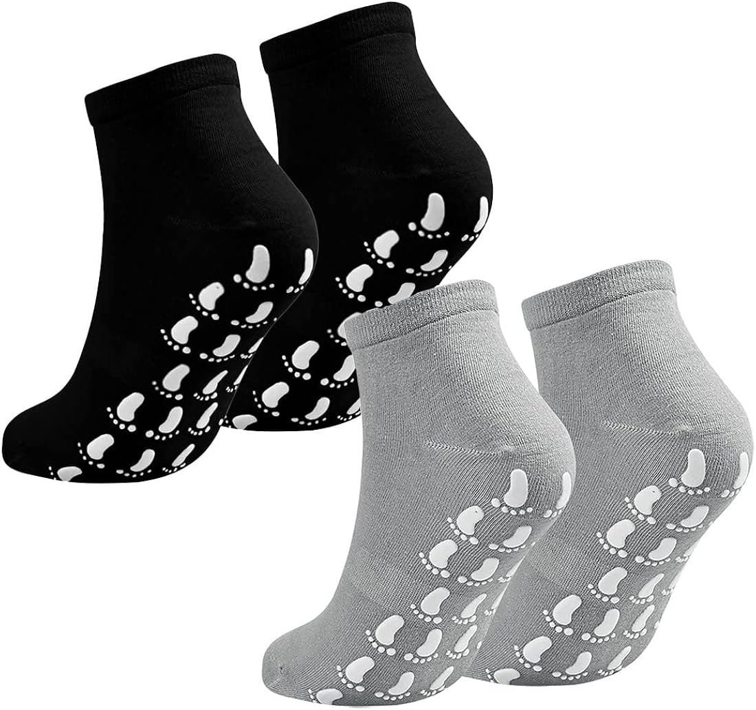 SIOPPKIK Calze Antiscivolo 2 Paia Calzini Sportivi Uomo e Donna Sport ...