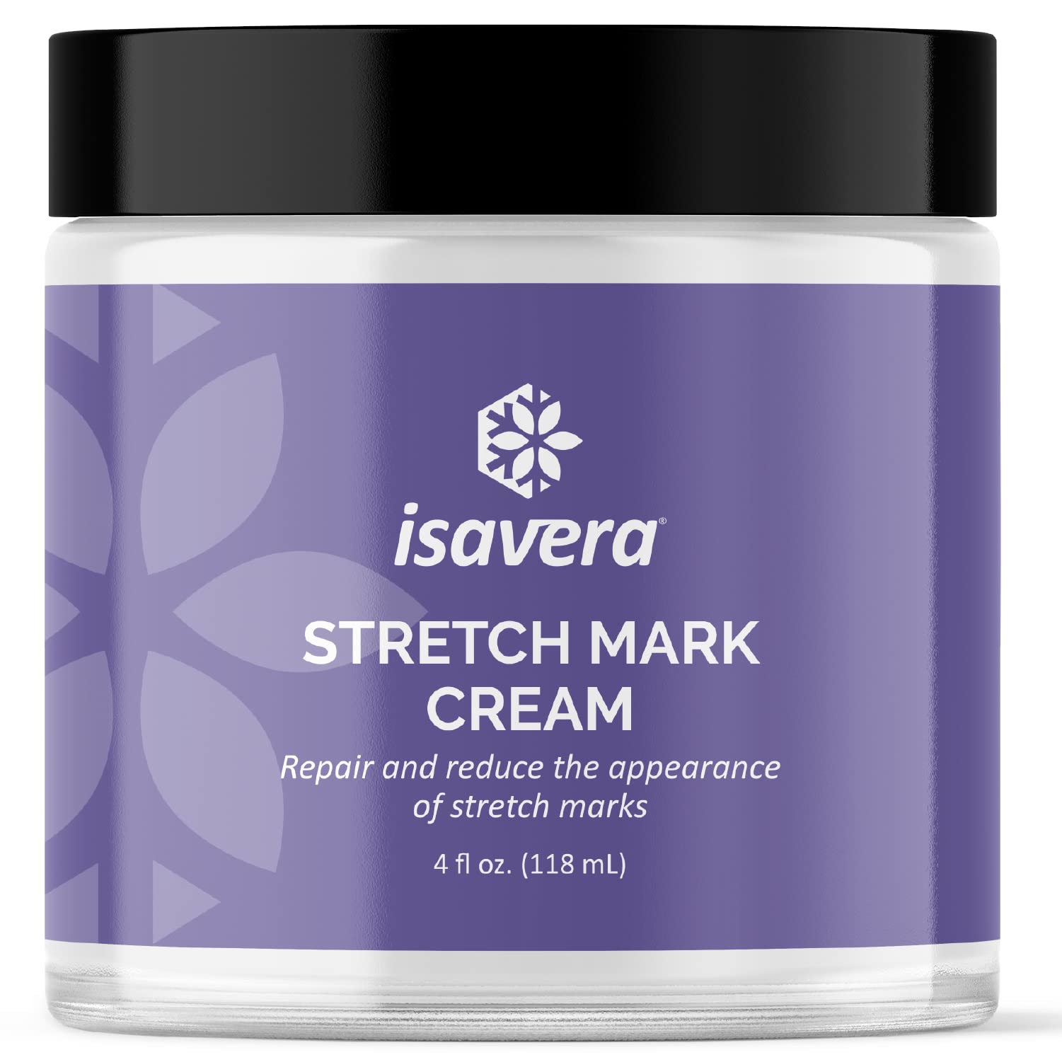 IsaveraStretch Mark Cream - Rejuvenates and Moisturizes Skin - Can Help Repair and Prevent New Stretch Marks - Made with Elastonyl® and Collaxyl™ - 4 OZ