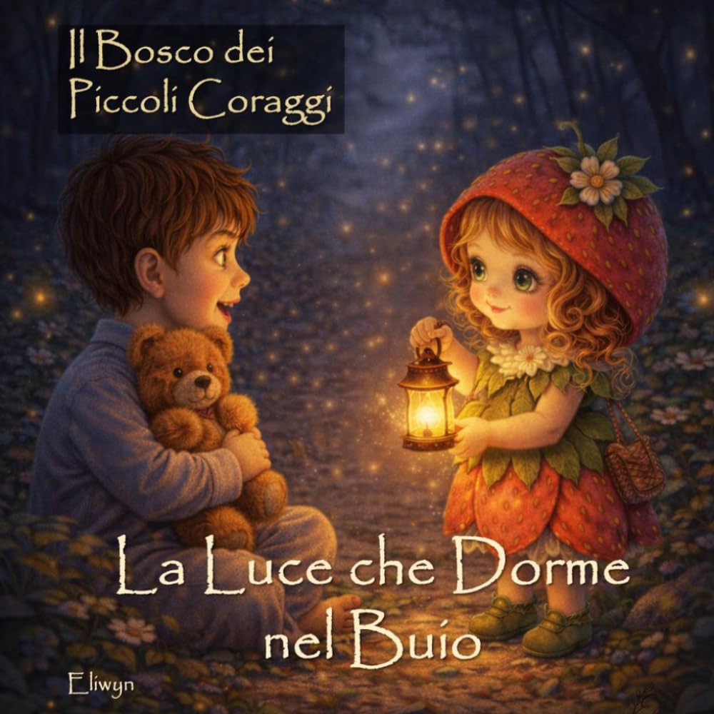 La LUCE CHE DORME NEL BUIO: Una dolce storia illustrata della buonanotte per bambini dai 2 ai 6 anni per superare paura del buio con espansione ... da colorare (Il Bosco dei Piccoli Coraggi)