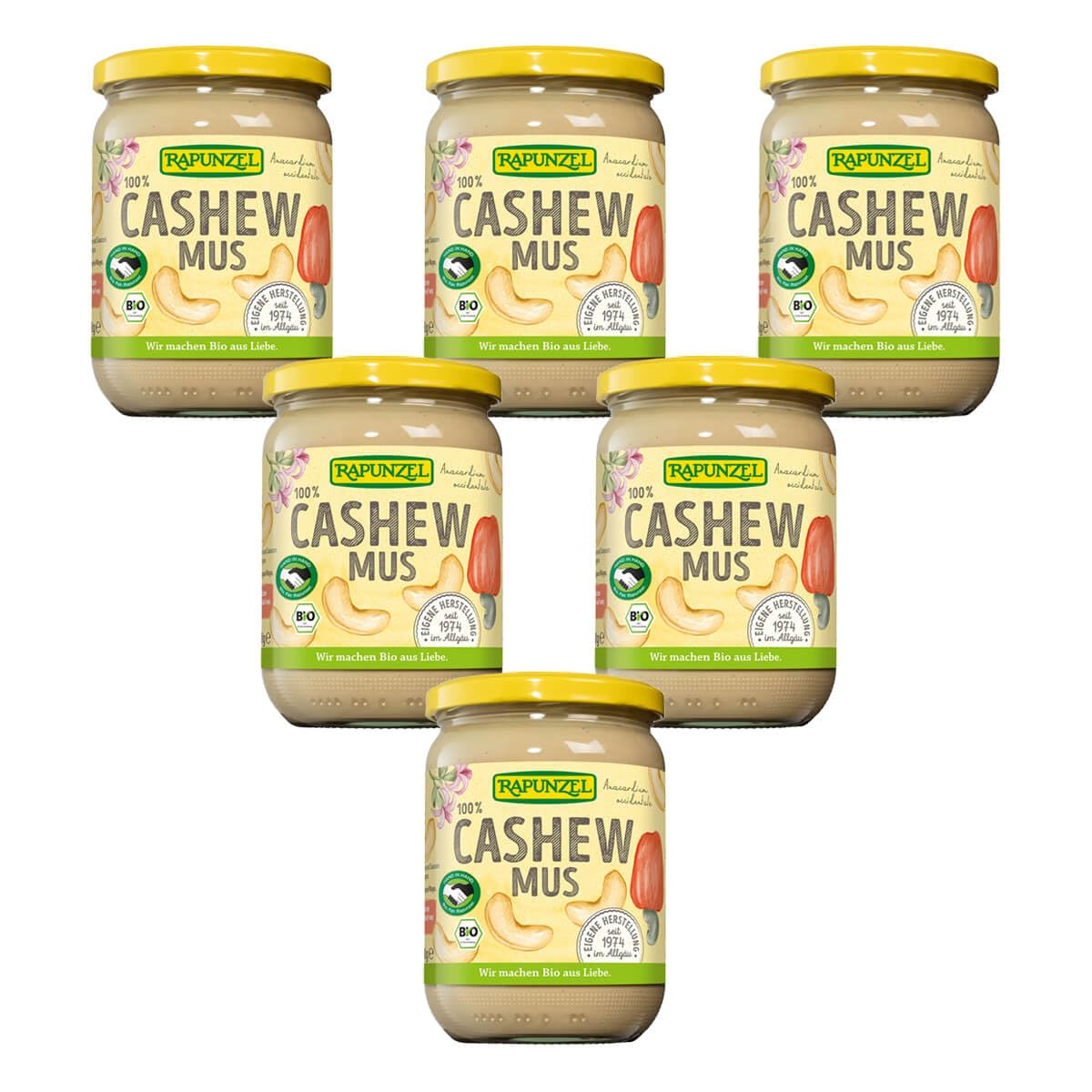 Rapunzel - Cashewmus HIH - 0,5 kg - 6er Pack