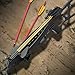 Avalanche Folding Tactical Survival Crossbow - 150lbs Draw Weight | Arrow Speeds Up to 165 FPS | Aluminum Frame | Mounting Rail | Cross Bow for Hunting Target Practice | 10” Power Stroke