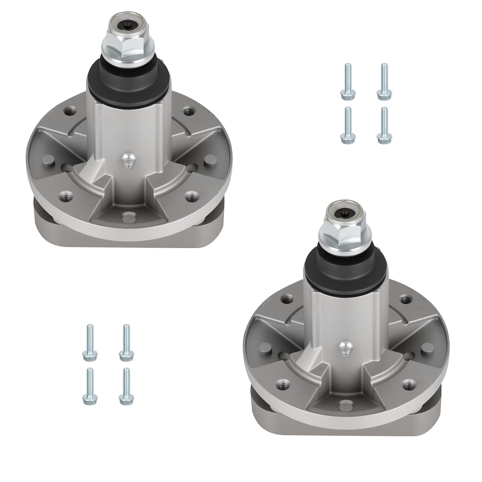 Juego de 2 husillos para John Deere GY20785 GT20050 42 pulgadas mazos de cortacésped en L100 L105 L107 L108 L110 L111 L118 48 pulgadas husillo de cubierta