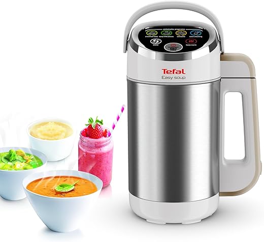 Tefal Easy Soup and Smoothie Maker, 1.2 L Jug, 5 Programs, Smooth/Chunky...