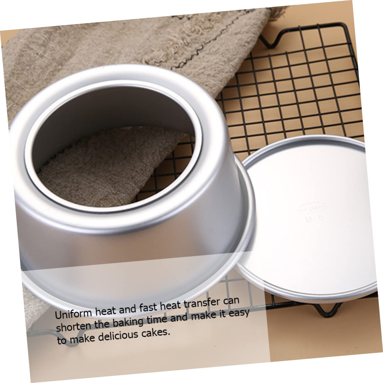 DECHOUS Non-stick Aluminum Round Cake Molds for Baking Cake Molds Set Pastry Mould