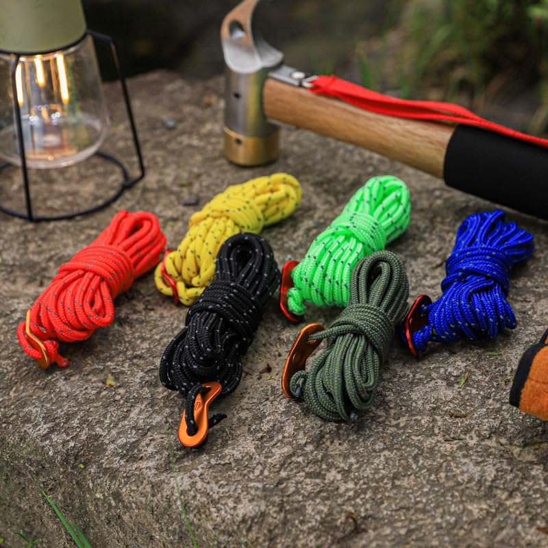 Corde Paracord 50m Ultra-résistante Pour Camping, Tente, Randonnée Et Survie