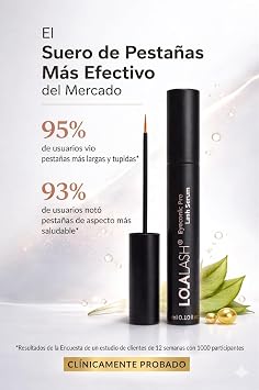Eyelash Growth Serum | Peptide & Biotin Formula | Fuller, Longer Lashes | Gentle for Sensitive Eyes | 3ml