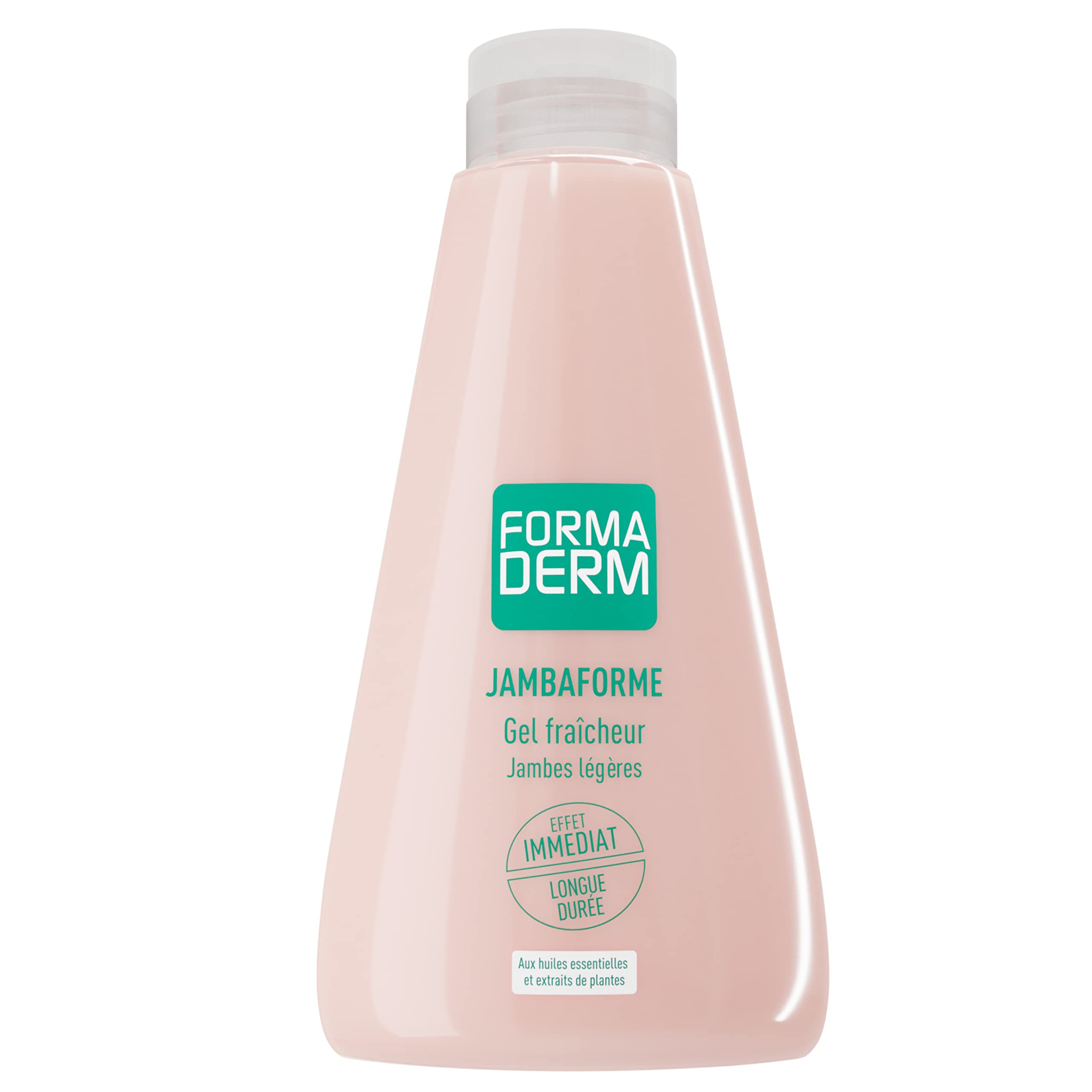 Formaderm - Gel Jambaforme - Soulage les Jambes Fatiguées - Effet Froid Immédiat et Longue Durée - Gel Jambes Lourdes au Menthol, Huiles Essentielles et Extraits de Plantes - Tube de 500ml