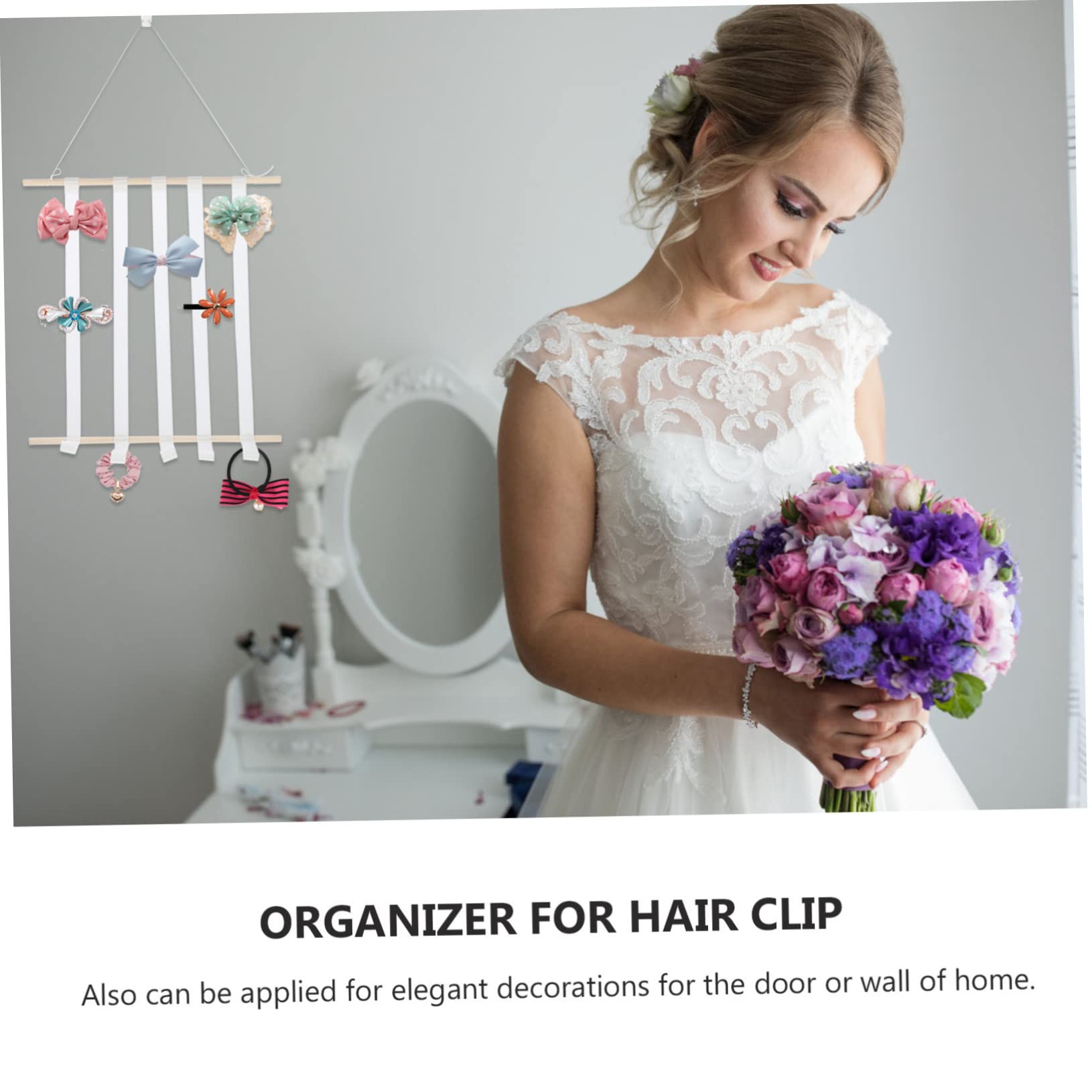 STOBAZA 3pezzi Porta Clip Per Da Appendere Organizer Per Accessori Da Parete Decorativo Per Stanza Dei Leggero